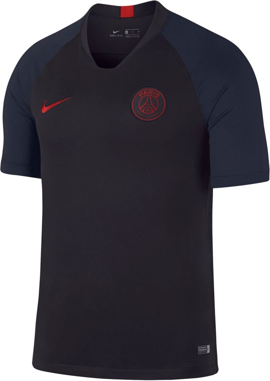 Nike Paris Saint-Germain Breathe Strike Trainingsshirt 2019/2020 Heren – Oil Grey/Oil Grey/Obsidian/(University Red)