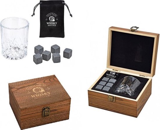 Luxe Whiskey Glas Cadeauset