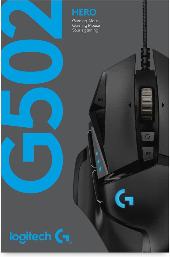 Logitech G502 HERO – Gaming Muis